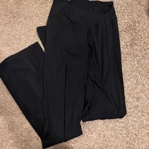 Aerie crossover flare leggings